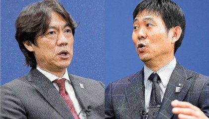 日媒：韩日国家队主帅洪明甫与森保一对谈，交流未来的合作计划